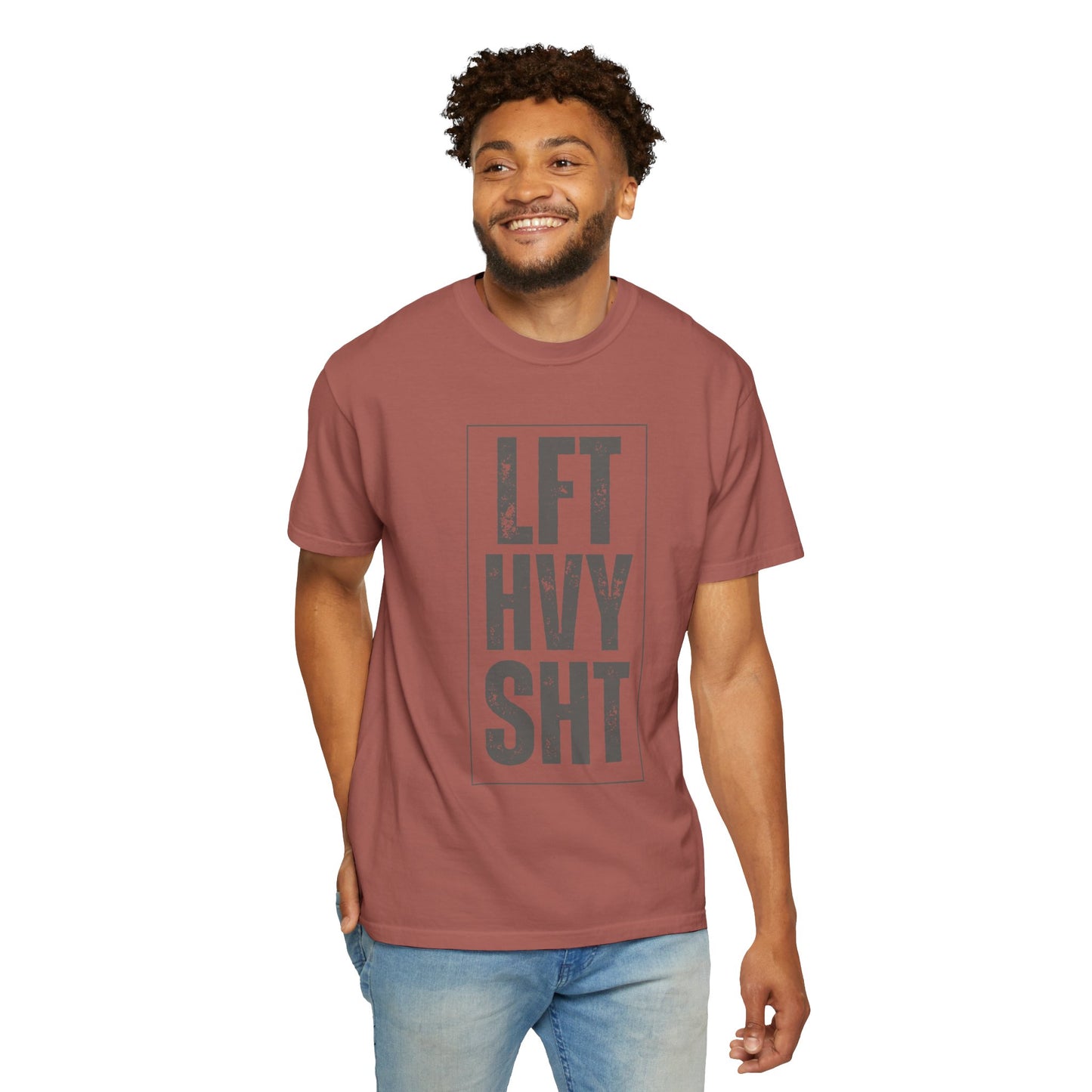 Lift HVY SHT T-Shirt — Vintage Gym Weightlifting Tee