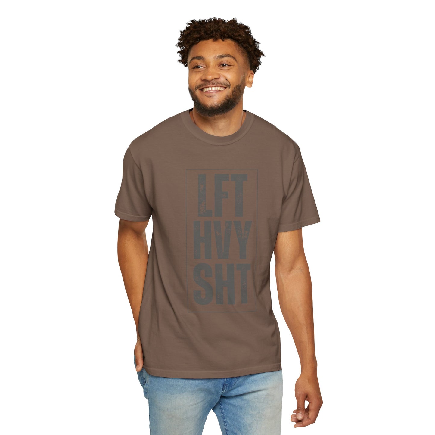 Lift HVY SHT T-Shirt — Vintage Gym Weightlifting Tee