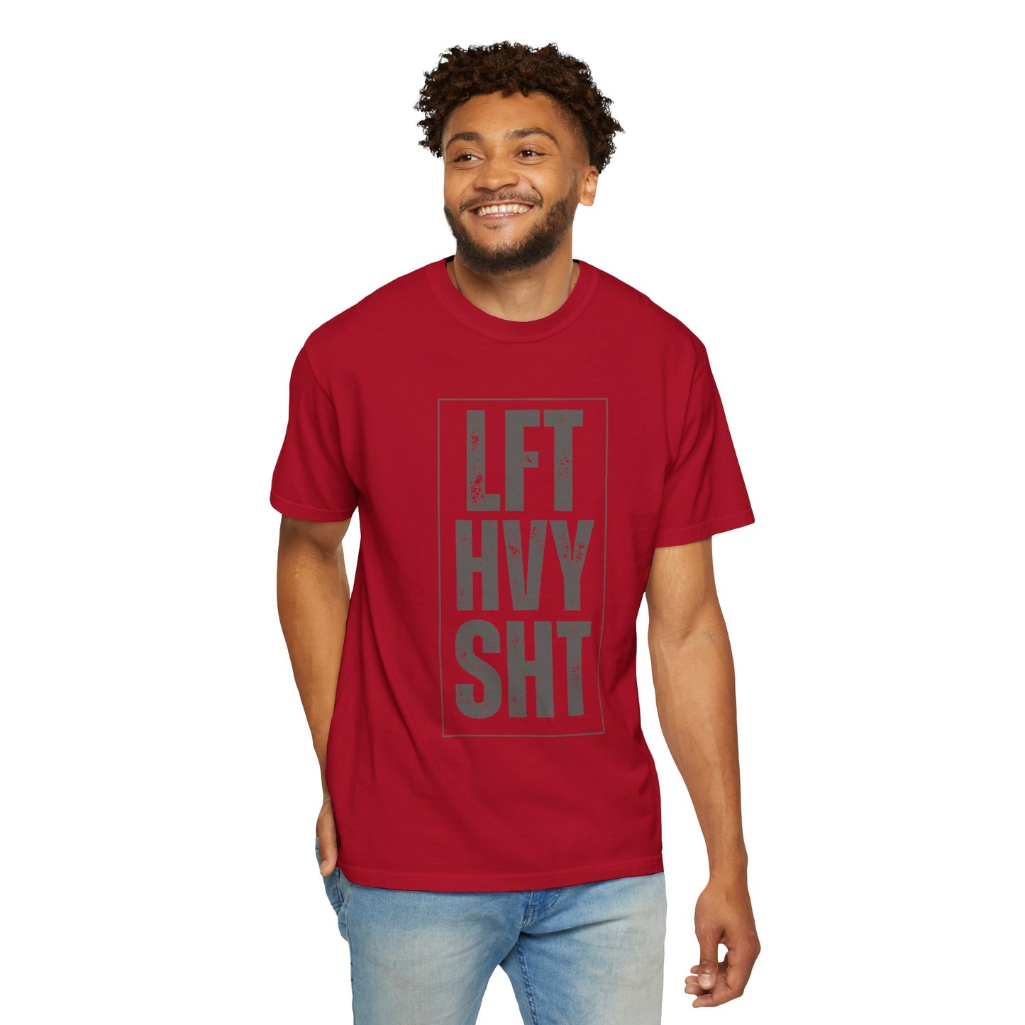 Lift HVY SHT T-Shirt — Vintage Gym Weightlifting Tee