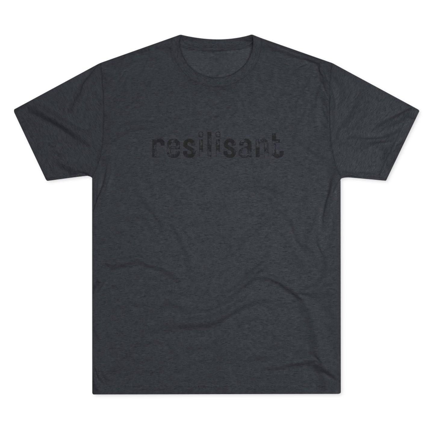 Resilisant Resilient Tee — Minimal Motivational Crew Shirt