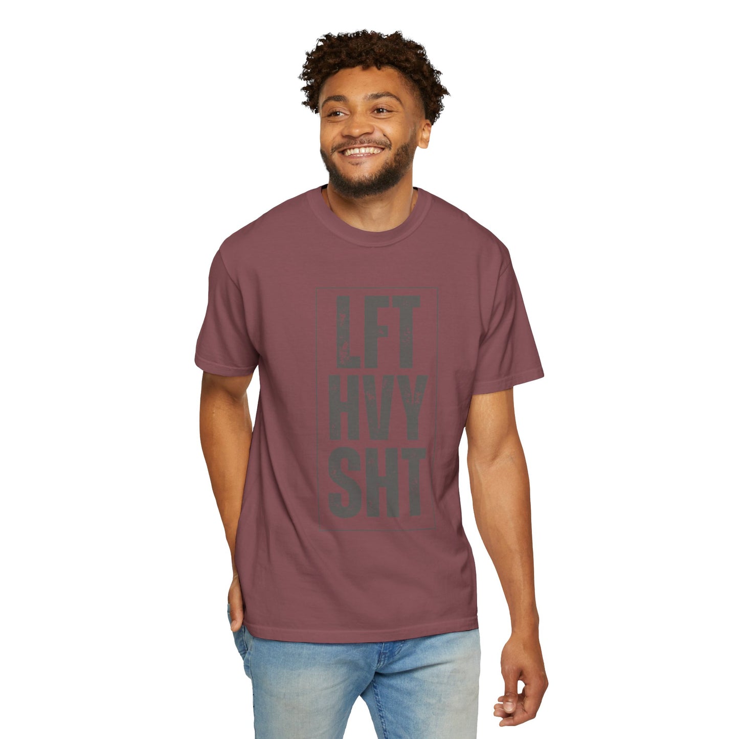 Lift HVY SHT T-Shirt — Vintage Gym Weightlifting Tee