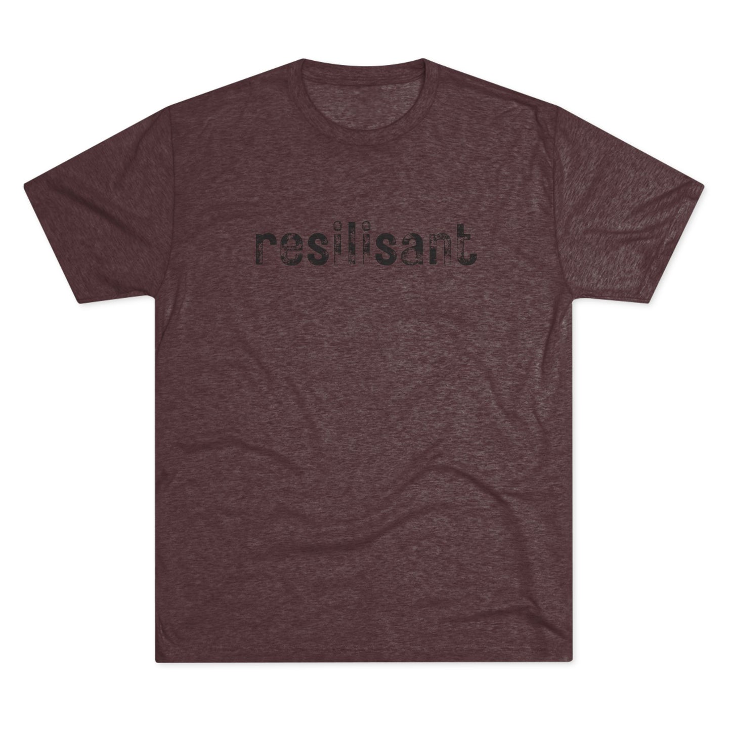 Resilisant Resilient Tee — Minimal Motivational Crew Shirt