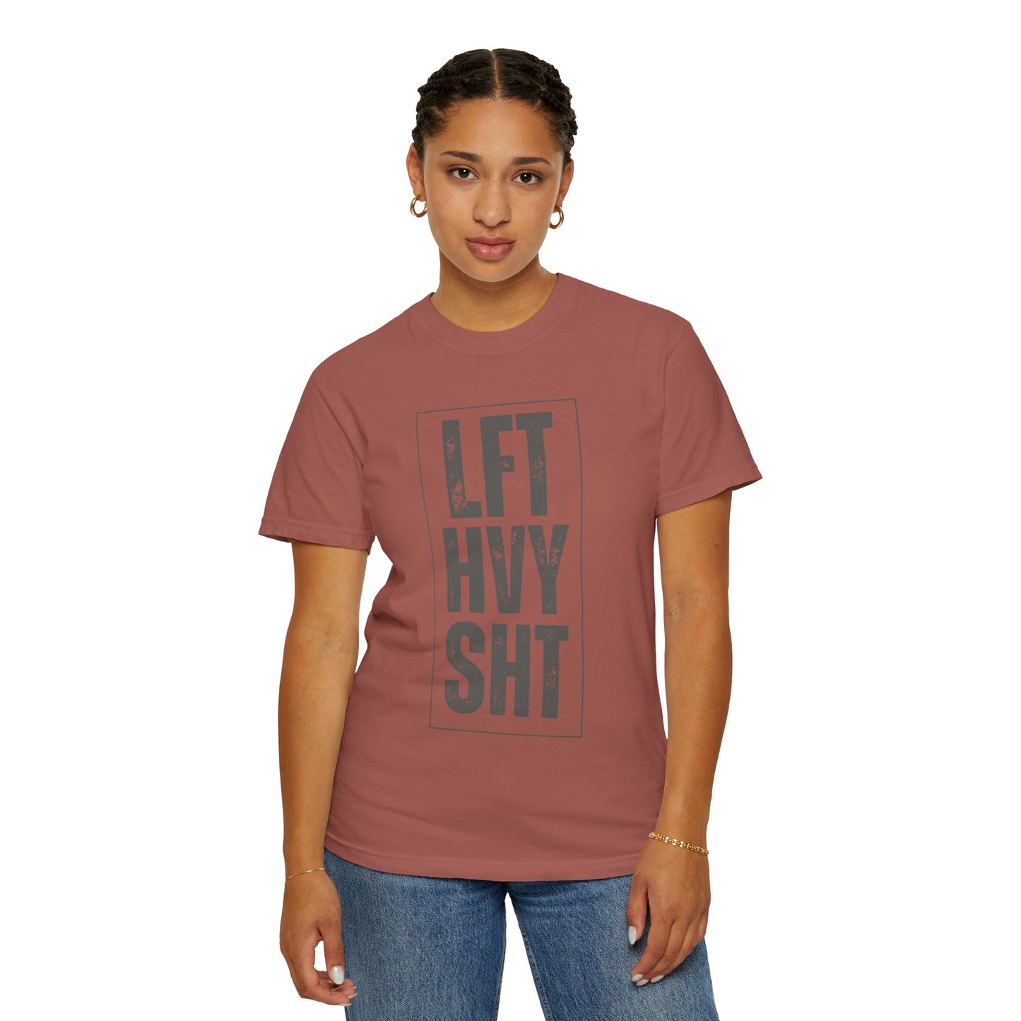 Lift HVY SHT T-Shirt — Vintage Gym Weightlifting Tee