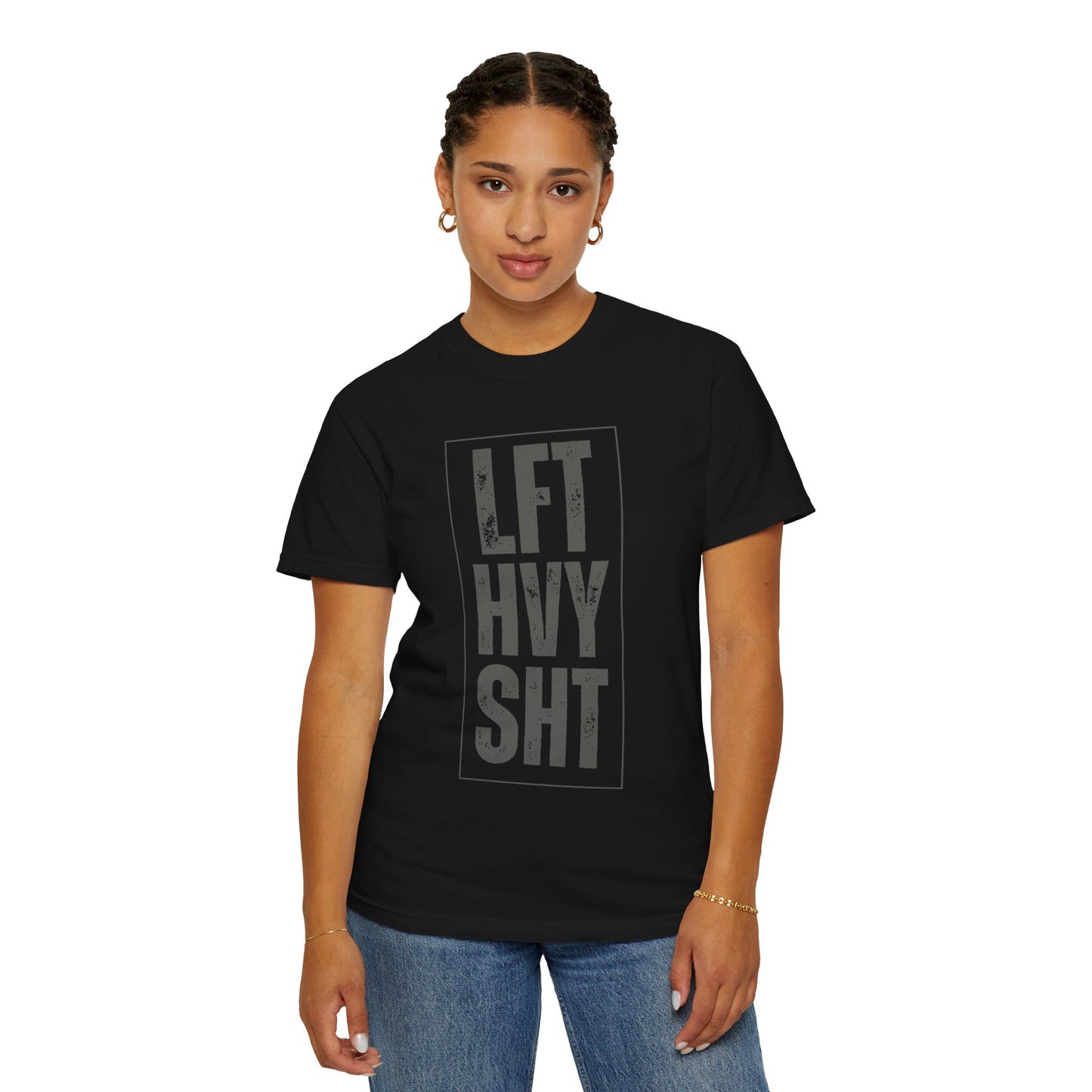Lift HVY SHT T-Shirt — Vintage Gym Weightlifting Tee