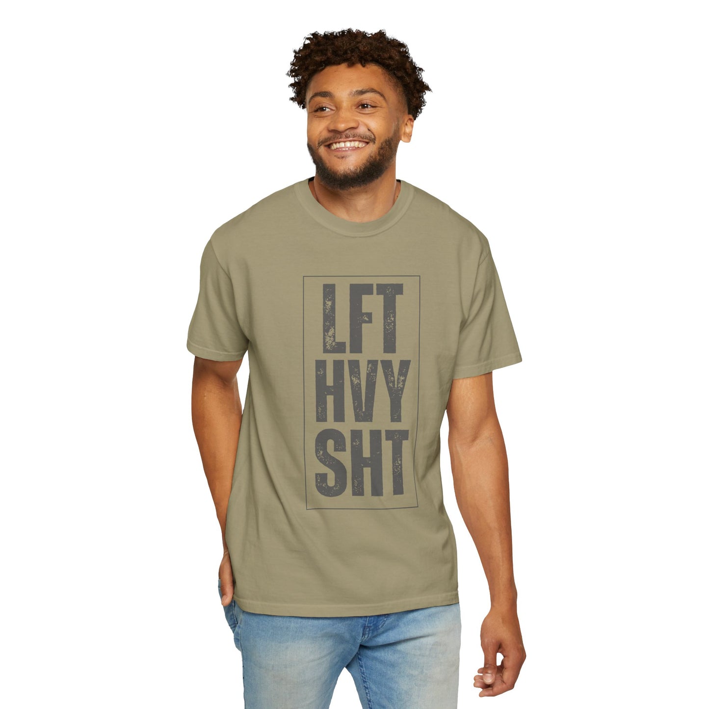 Lift HVY SHT T-Shirt — Vintage Gym Weightlifting Tee