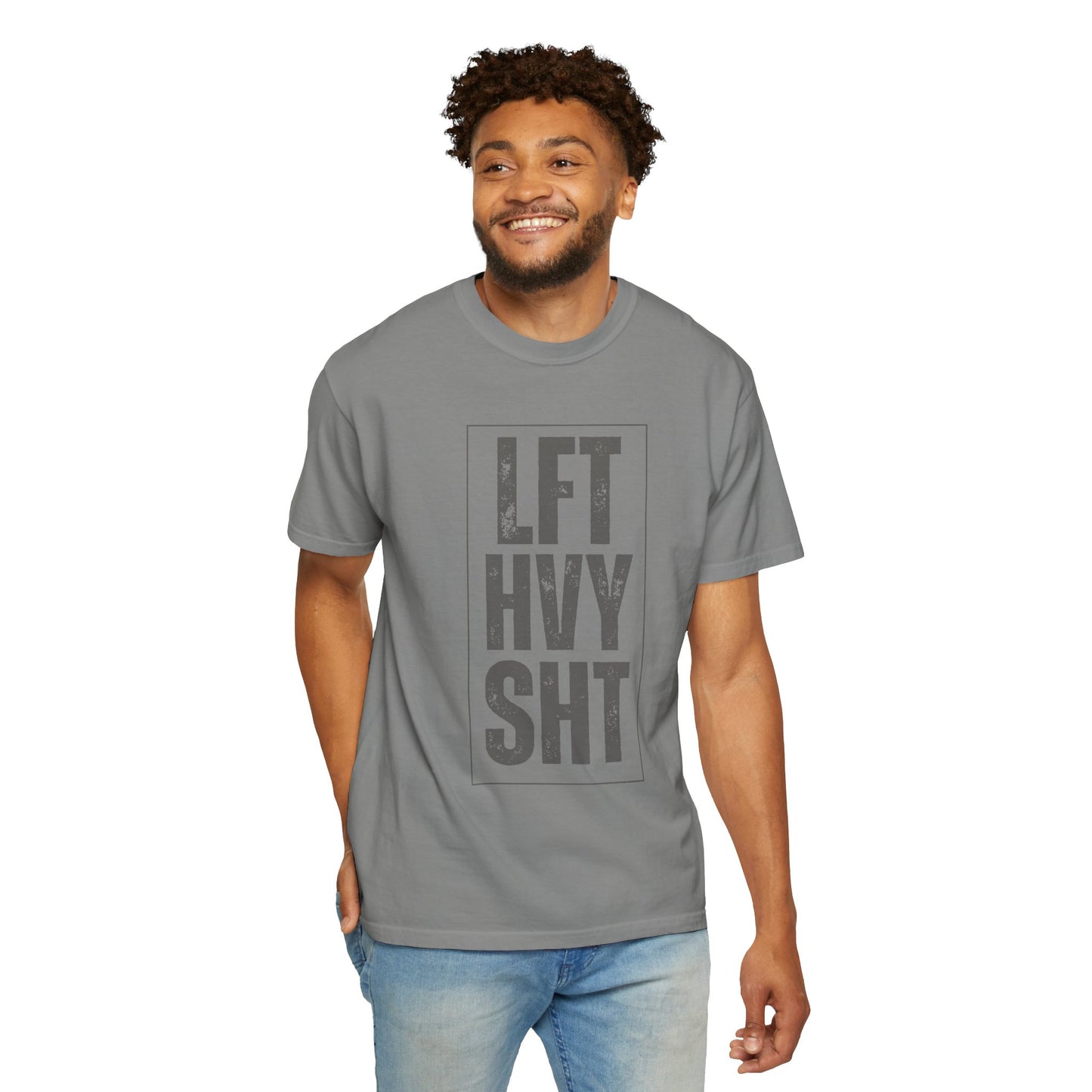 Lift HVY SHT T-Shirt — Vintage Gym Weightlifting Tee