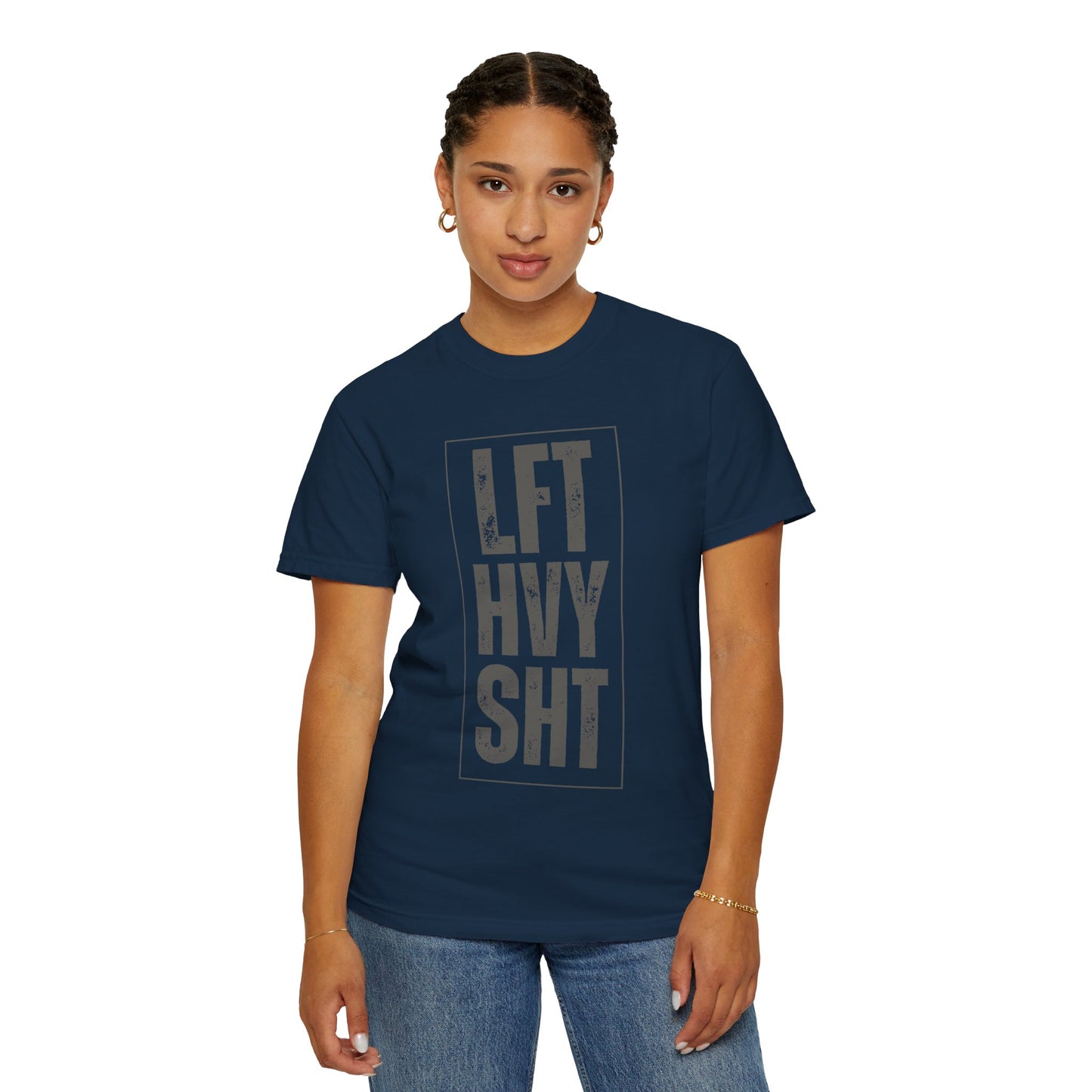 Lift HVY SHT T-Shirt — Vintage Gym Weightlifting Tee