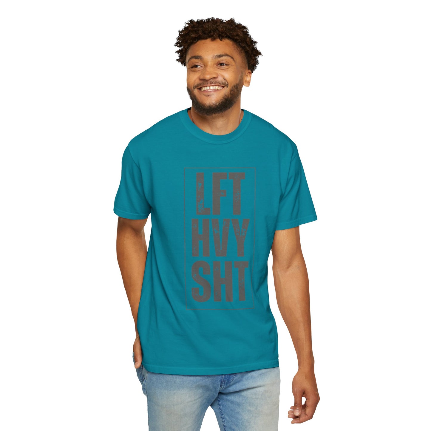 Lift HVY SHT T-Shirt — Vintage Gym Weightlifting Tee