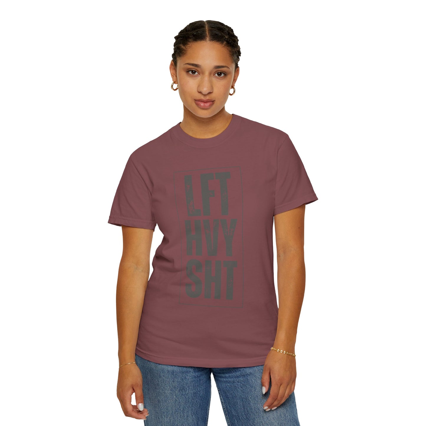 Lift HVY SHT T-Shirt — Vintage Gym Weightlifting Tee