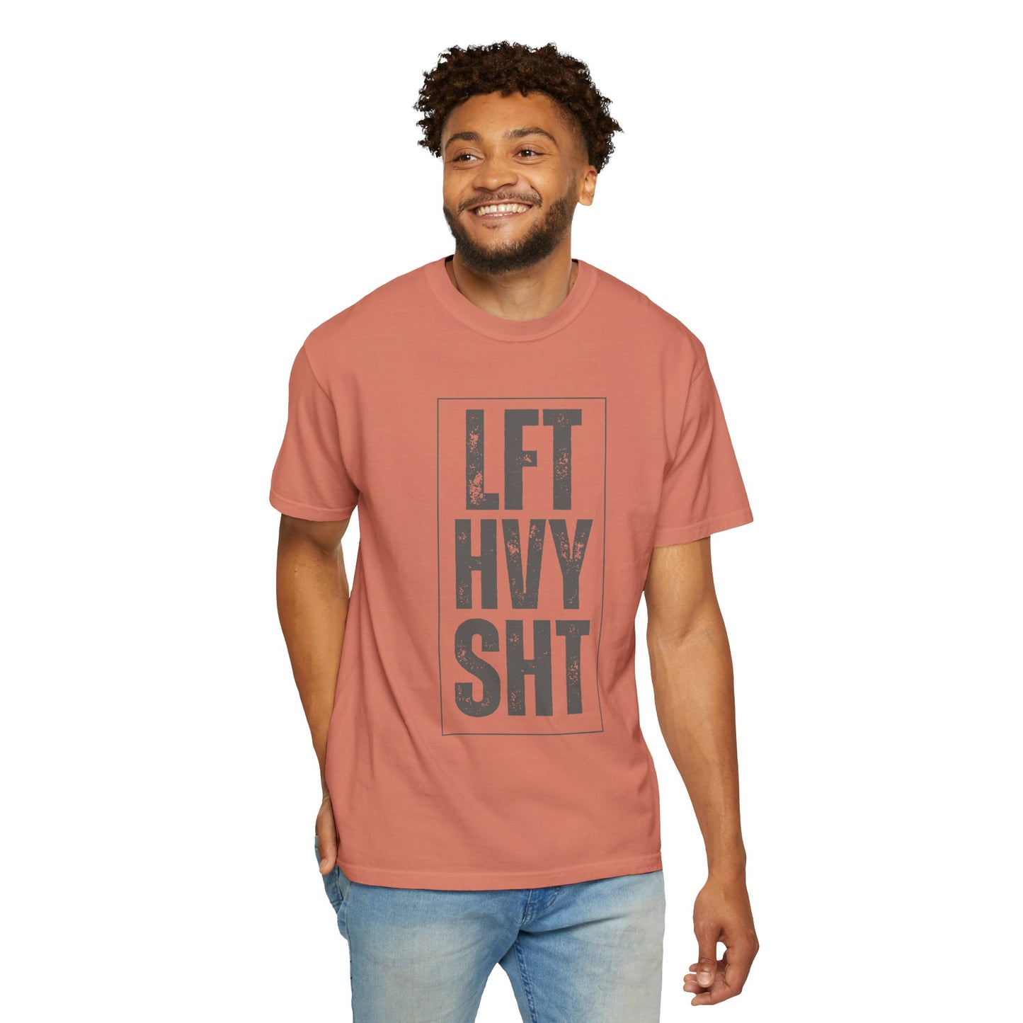 Lift HVY SHT T-Shirt — Vintage Gym Weightlifting Tee
